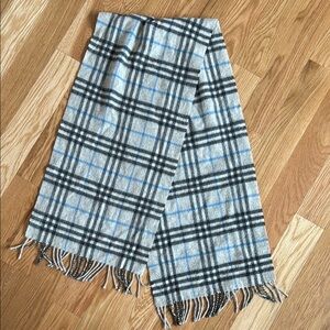 Plaid Fringe Scarf